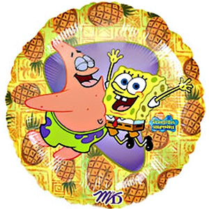 Spongebob Squarepants & Patrick Pineapples 18" Birthday Party Balloon