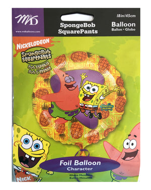 Spongebob Squarepants & Patrick Pineapples 18" Birthday Party Balloon
