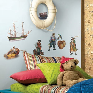 Pirates Wall Stickers Decals Peel & Stick Artistic Room Decor