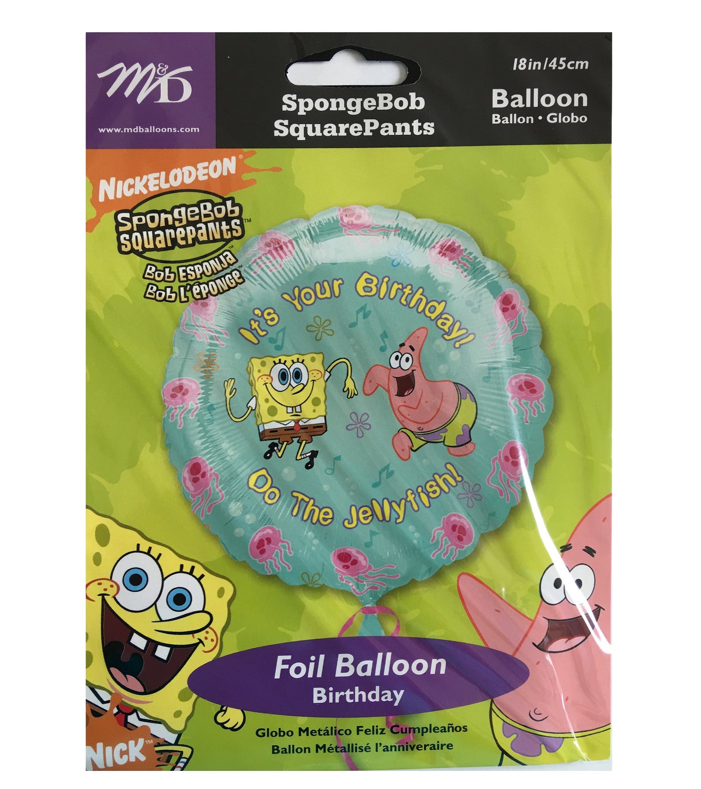 Spongebob Squarepants & Patrick Happy Birthday Jellyfish Dance 18 Par –