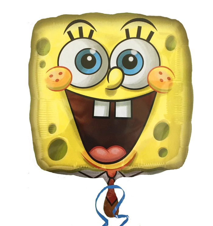 Spongebob Squarepants Yellow Square Face 18" Party Balloon