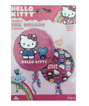 Hello Kitty & Mouse Pink 18" Birthday Party Balloon