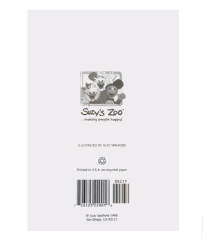 Little Suzy's Zoo Baby Witzy Duck & Ladybug Single Stationery Memo Note Sheet 4.5" x 6 5/8"