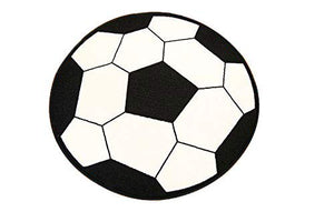 Soccer Round Rug 39"