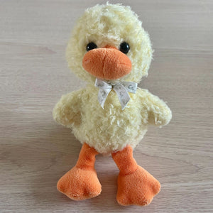 Little Suzy's Zoo Witzy Duck Yellow Plush Toy 7" Stuffed Baby Infant Vintage Collectible USA Doll by Prestige Toy