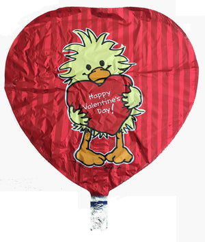 Little Suzy's Zoo Witzy Duck Happy Valentine's Day Love Heart-Shaped 18" Party Balloon