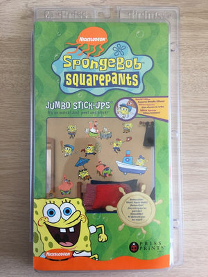 Spongebob Squarepants Wall Stickers Decals Jumbo Stickups Peel and Stick