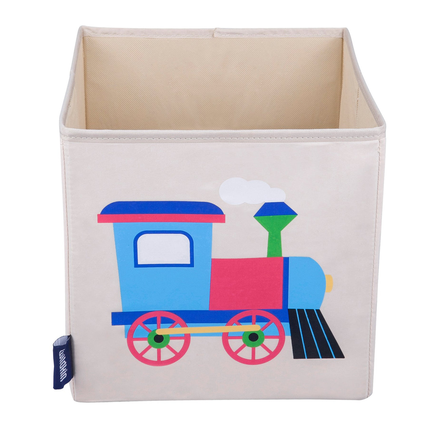 Train 10 Cube Canvas Toy Storage Box / Bin –