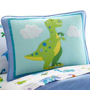 T-Rex Dinosaur Kids Pillow Sham