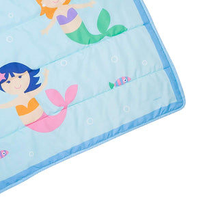 Blue Mermaids 3-Piece Baby Girl Crib Nursery Set
