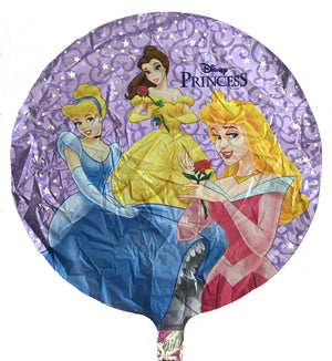 Disney Princesses Purple 18" Party Balloon - Cinderella, Belle, Aurora