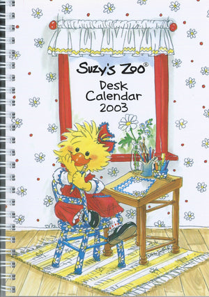 Vintage Suzy's Zoo Desk Collector's Calendar 2003