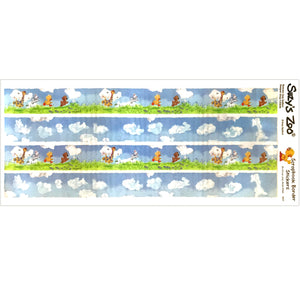 Little Suzy's Zoo Baby Blocks Border Stickers Vintage Scrapbooking She –