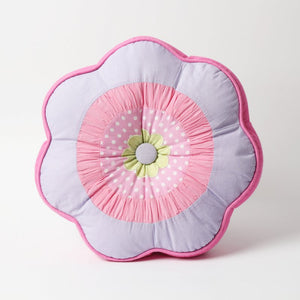 Purple Flower Shaped Pillow