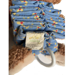Little Suzy's Zoo Boof Brown Bear Large Baby Infant Musical Pull Down Plush Toy 16" Collectible Stroller Car Seat Crib Doll