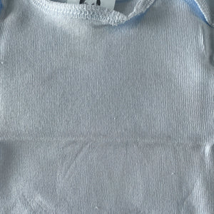 Slip-On Shirt Set 3-Pack Baby Underwear 3-6 Months 13-18 lbs Gerber Blue White Dog Puppy Print