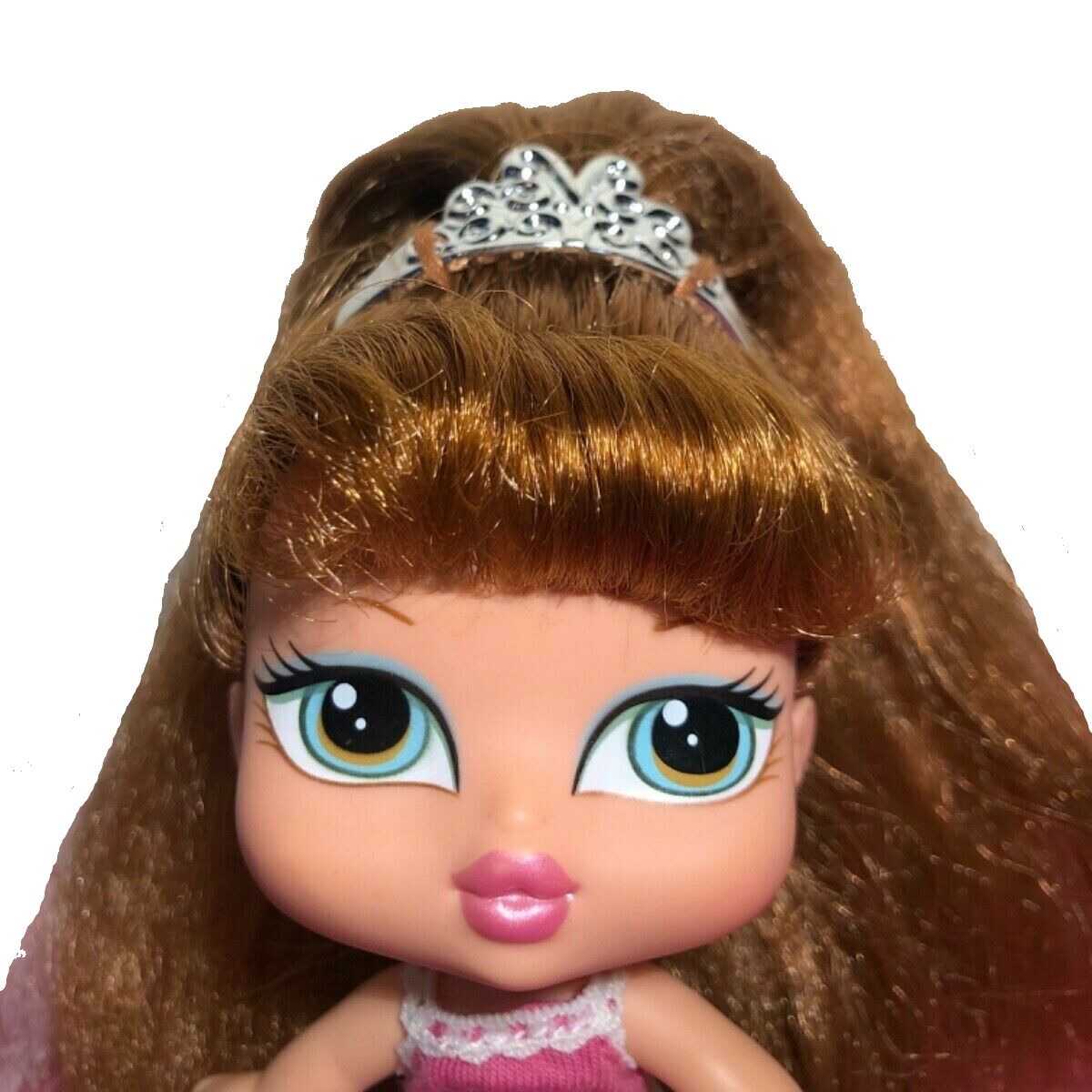 Bratz Babyz Doll Jade Glow In The Dark Hair Flair 4.5 with Pet
