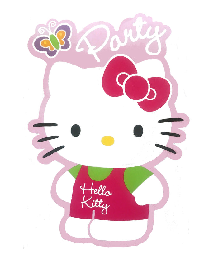 Hello Kitty Die Cut Party Invitation Cards 8 CT