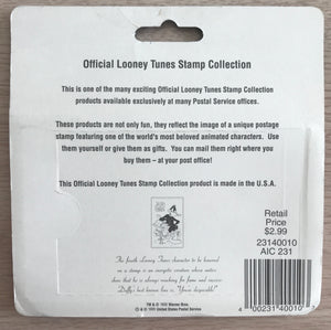 Looney Tunes Daffy Duck Shipping Mailing Labels 12 CT -USPS Vintage Stamp Collection Line 1999