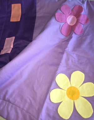 Purple Daisies Floral Daisy Kids Girl Pillow Sham for Girls