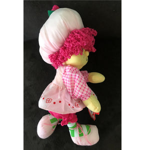 NWT Vintage Strawberry Shortcake Raspberry Tart 18" Rag Plush Doll by Urban Nation Rare Collectible 2002