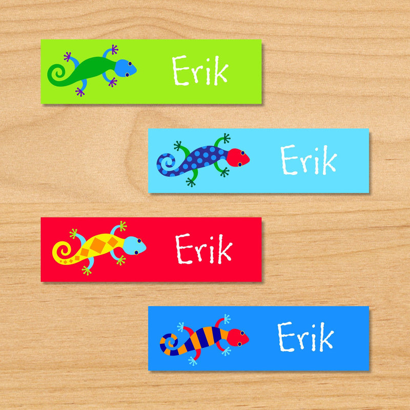 Lizards Personalized 80 CT Waterproof Mini Labels – KidsRoomTreasures.com