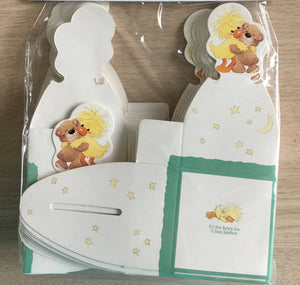 Little Suzy's Zoo Party Favor Mini Gift Box - Witzy Duck Hugging Boof Bear - Baby Shower, Christening, Baptism, Birthday
