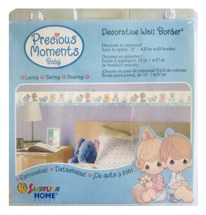 New Vintage Precious Moments Baby Animals Nursery Wall Border Set 47 FT Peel & Stick Bear Puppy Bunny Kitty Elephant