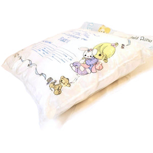 Vintage New Precious Moments Baby's Certificate of Birth Pillow 9" x 12" - Keepsake Baby Shower & New Baby Gift Unisex Boy & Girl 2000s