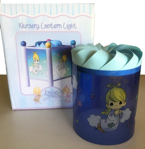 New Vintage Precious Moments Baby Nursery Angel Lantern Lamp Light for Boy / Girl 2001