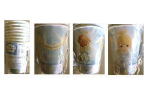 Precious Moments Angels Baby Shower Baptism Christening Party Paper Cups 8 CT