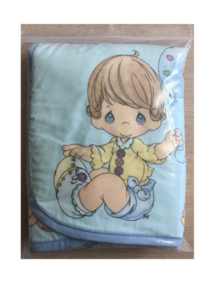 Precious Moments Baby Boy & Girl Fabric Nursery Crib or Wall Organizer 9-Pocket 18" x 20"