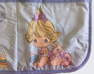 Precious Moments Baby Boy & Girl Fabric Nursery Crib or Wall Organizer 9-Pocket 18" x 20"