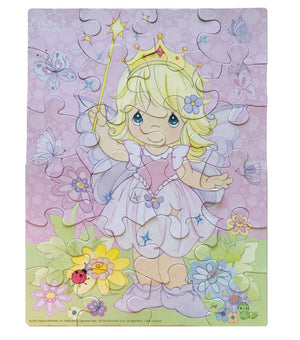 Precious Moments Puzzle Sweet Princess Butterfly Fairy 24 Pieces 8.25" x 11" 35th Anniversary