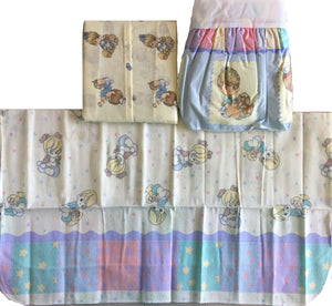 Accessory Set - Diaper Stacker, Crib Skirt, Receiving Blanket
