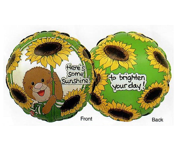 Suzy's Zoo Ollie's Sunflowers Friendship or Get Well 18" Party Balloon