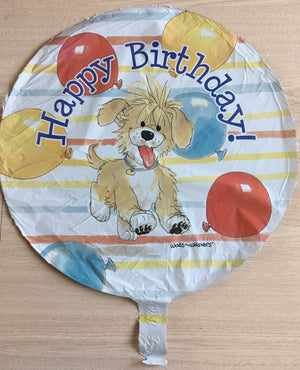 Suzy's Zoo Baxter Puppy Happy Birthday 18" Party Balloon