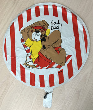 Suzy's Zoo No 1 Dad! Father's Day 18" Party Balloon