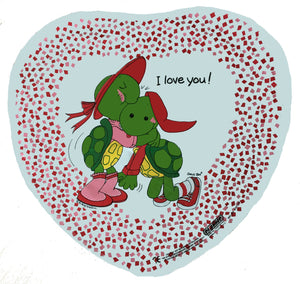 Suzy's Zoo Turtles Love Valentine 18" Party Balloon