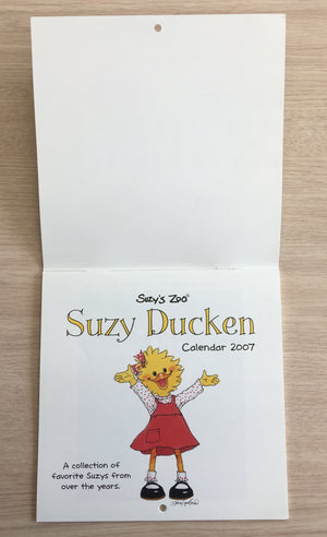 Collector's Suzy's Zoo 2007 Mini Wall Calendar Suzy Ducken Through the Years