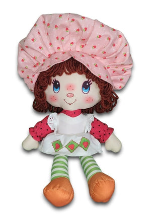 Strawberry Shortcake Classic Rag Doll Plush Vintage Retro Look 14" with Yarn Hair 2016 Bridge Direct 35th Anniversary