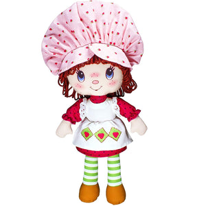 NIB Collectible Strawberry Shortcake 2PC Classic Doll Set - Vintage Retro Look 14" Rag Doll & 6” Doll - Rare Collector's Edition Box with Two Dolls