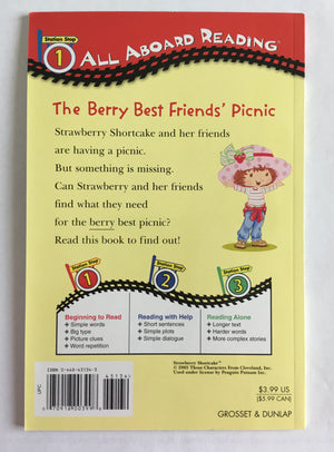 Strawberry Shortcake The Berry Best Friends' Picnic Paperback Book - All Aboard Reading 1