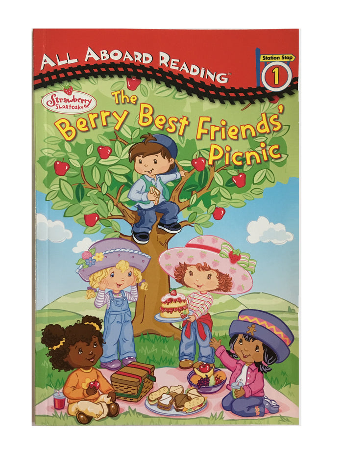 Strawberry Shortcake The Berry Best Friends' Picnic Paperback Book - All Aboard Reading 1