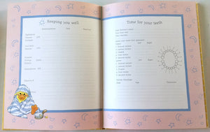 Little Suzy's Zoo Baby's Memory Record Book The First Tender Years - Animals Duck Bear Bunny Giraffe Elephant 2006 Collectible Suzy Spafford