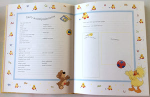 Little Suzy's Zoo Baby's Memory Book The First Tender Years with Gift Box Baby Shower Gift - Witzy Yellow Duck