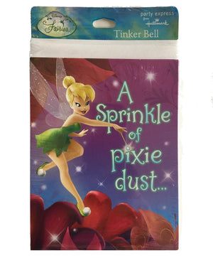 Tinkerbell Purple Birthday Party Invitation Cards 8 CT