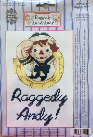 Classic Raggedy Ann & Andy Counted Cross Stitch Kits - Nautical Sailors 077-0117 077-0112
