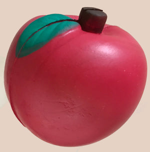 Soft Foam Relaxable Red Apple Squeeze Ball 2.75"
