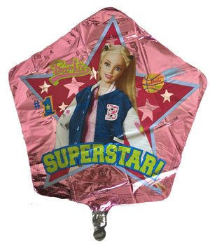 Modern Superstar #1 Barbie 18" Birthday Party Balloon Star-Shaped